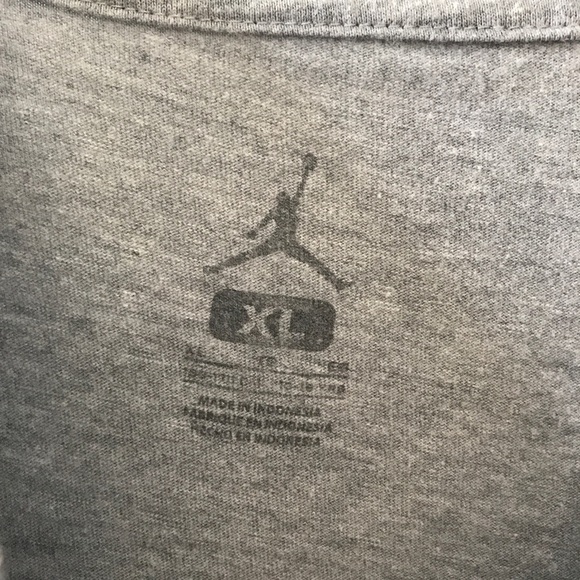 Jordan Jumpman graphic tee shirt gray/green XL - Picture 7 of 8